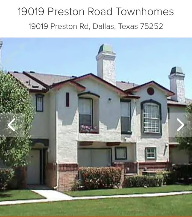 19019 Preston Townhomes apartments at 19019 Preston Rd, Dallas, TX