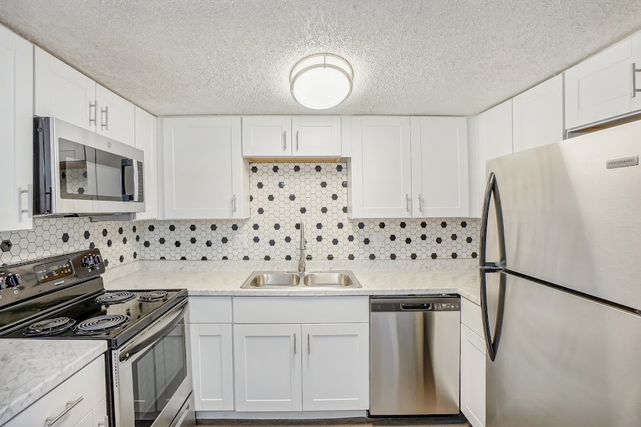 Sunset Terrace apartments at 9180 Forest Ln, Dallas, TX